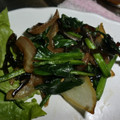 わこたこ's cooksnap of when they made ほうれん草の塩昆布炒め.