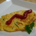 ぴーぽーバーバ's cooksnap of when they made ヨーグルト入りオムレツ.