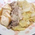 chokomi513's cooksnap of when they made 母の味✿白菜と厚揚げと豚さんの炊いたん✿.