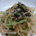 亀と空's cooksnap of when they made 捨てないで！大根の皮で♡きんぴら.