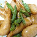97K004's cooksnap of when they made ソーセージとインゲンのケチャップ炒め.
