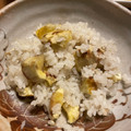 揚げ物love's cooksnap of when they made 白だしで、簡単栗ご飯・栗おこわ.