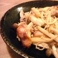 まぁしお's cooksnap of when they made シャクシャク！鶏肉とキノコたっぷり炒め♥.