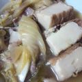 シィちゃん♪'s cooksnap of when they made 母の味✿白菜と厚揚げと豚さんの炊いたん✿.