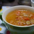 まきちゃん00's cooksnap of when they made ★金時豆と南瓜のトマトスープ★.