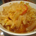 だいとっち's cooksnap of when they made はくさいとだいこんのたまごとじ.