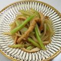 あっこ姉's cooksnap of when they made 茎ブロッコリー皮大根の炒りつけ♪.