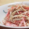 yappyパクパク's cooksnap of when they made 手作りがうまい！＜ゴボウサラダ＞.