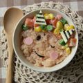 こうたろちゃん's cooksnap of when they made 節分☆キャラ弁？クレイジー頭の小鬼ちゃん.