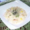 ☆むさし☆'s cooksnap of when they made 鮭の中骨水煮缶利用のチーズリゾット.