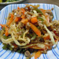 レアレアチーズ's cooksnap of when they made 給食再現！千切り大根と野菜の炒めもの★゛.