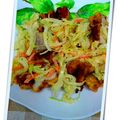 purine♪'s cooksnap of when they made ✿鶏の唐揚げサラダ✿.