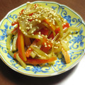 ハル菓子パン's cooksnap of when they made 大根の皮とにんじんのきんぴら.