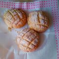 ありんこのんの's cooksnap of when they made ホットケーキミックスで♪ミニメロンパン.