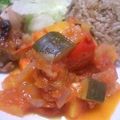 ｼﾞｭﾝｼﾞｭﾝ's cooksnap of when they made ラタトゥイユパセリライスさんまフライ添え.