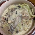 クックHDP0M2☆'s cooksnap of when they made 鍋１つで簡単♡白菜と鳥肉のクリーム煮.