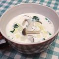 chokomi513's cooksnap of when they made ●きのこたっぷりミルクスープ●.