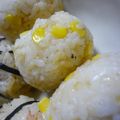 まな竜's cooksnap of when they made コーンマヨ☆おにぎり.