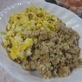 miyuki12's cooksnap of when they made ご飯が進む♪二色そぼろ丼.