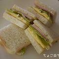 ちょこ☆ちょこ's cooksnap of when they made 懐かしいふわふわ卵焼きのサンドイッチ.