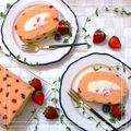 ♪しんちんぐ～♪'s cooksnap of when they made ♡♡苺ティラミスロールケーキ♡♡.