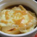 cocokame's cooksnap of when they made 家庭で簡単！オニオングラタンスープ.