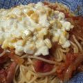 CoffeeCoco's cooksnap of when they made 魚肉ソで♡甘旨コーンのトマトスパ.