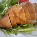 はるるるる♪'s cooksnap of when they made ★鶏むね肉のやわらかチャーシュー★.