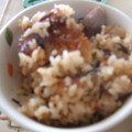 ごーあい's cooksnap of when they made 里芋とヒジキの炊き込みご飯.