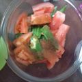 babyミッフィー's cooksnap of when they made トマトとオクラのサラダ.