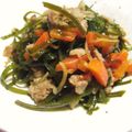 とっぽぎがおちゃん's cooksnap of when they made 切り昆布と豚バラ肉の炒め煮.