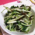 とっぽぎがおちゃん's cooksnap of when they made 水菜の塩こんぶ和え、黒酢たら～り。.