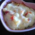 Linlyn's cooksnap of when they made 残り物で！ポテサラもっちーマヨケチャ焼き.