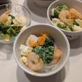 ゆいmaru3's cooksnap of when they made 半熟卵とエビ とブロッコリーのサラダ.