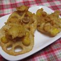 まじゅじゅ's cooksnap of when they made サク✿咲く　レンコンひまわり✿.