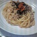 ♡みーみちゃん♡'s cooksnap of when they made さっぱり食べたい梅とツナのマヨスパゲティ.