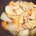 のりたま☆'s cooksnap of when they made 豚小間と大根の煮物.