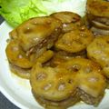 がまどん's cooksnap of when they made 蓮根と挽肉のはさみ焼き.