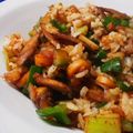 ★ひいらぎ★'s cooksnap of when they made ウィンナー入♪ゴボウとセロリのチャーハン.