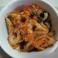 さとみりん's cooksnap of when they made 竹輪の海苔キムチ和え.