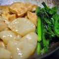 スクラッチ６６'s cooksnap of when they made かぶ・あげ・鶏肉の煮物.