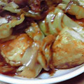 ぐるめそふと's cooksnap of when they made とうふとたまねぎのチリソース炒め.