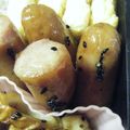 3姉妹ちゃんママ's cooksnap of when they made お弁当に♥おめかしごまラインウィンナー.
