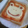 だぃﾁｬﾝmama's cooksnap of when they made 子供が喜ぶ♪お絵かきトースト.