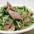 やまうさ's cooksnap of when they made 塩豚と水菜の炒め物♪.