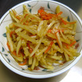 よちりんの娘's cooksnap of when they made 大根の皮様　きんぴら大根.
