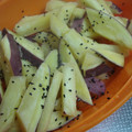 torute12's cooksnap of when they made ルクエで☆サツマイモのきんぴら.