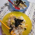 海理ママ's cooksnap of when they made 子供が大好き☆三色丼♪.