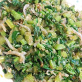 ☆ボムちゃん☆'s cooksnap of when they made 大根菜とちりめんじゃこ☆の炒めもの♪.
