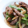 あんち（かぅちゃん）'s cooksnap of when they made 貧血予防に♪豚レバーで青椒肉絲.
